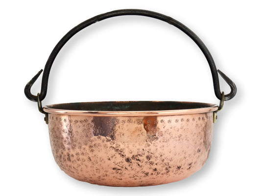 French Hammered Copper Pot