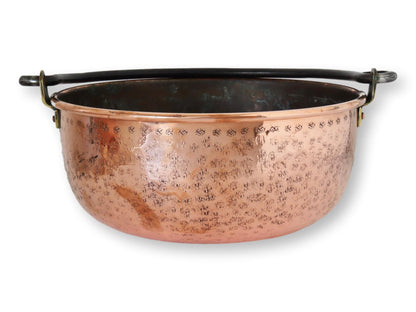 French Hammered Copper Pot