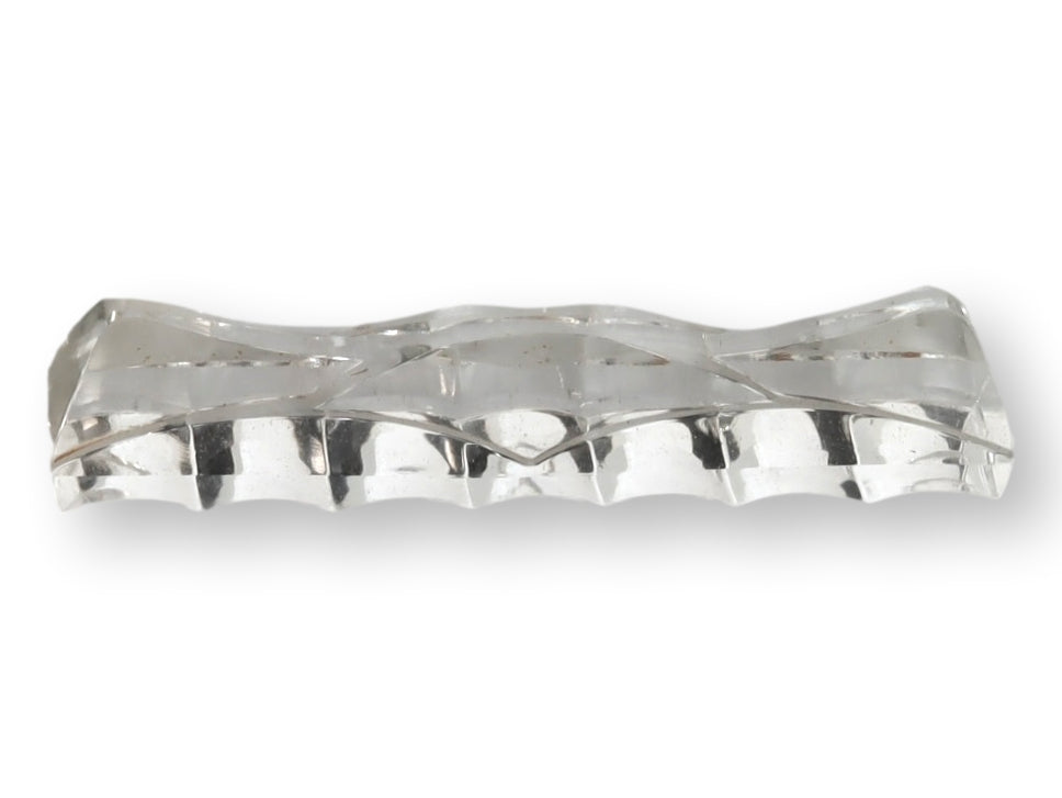 Antique French Crystal Knife Rests, Set of 12