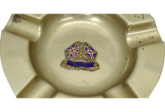 R. M. S. Carth Castle Brass Souvenir Ashtray