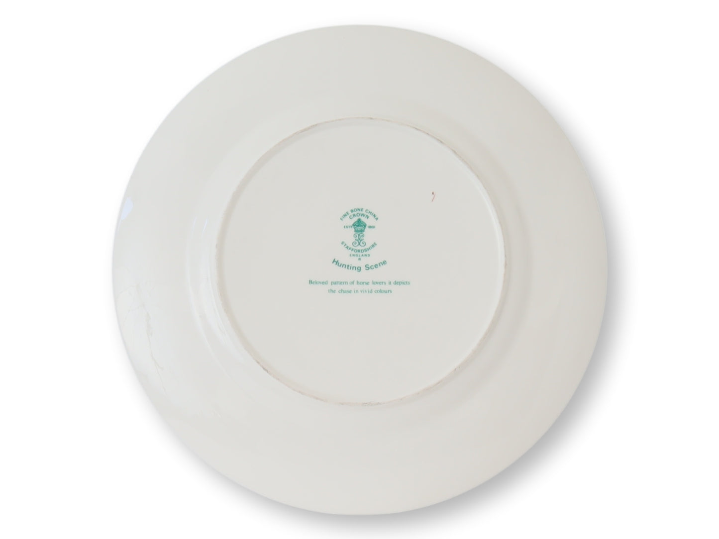 Staffordshire Hunting Scene Lunch Plates, S/4