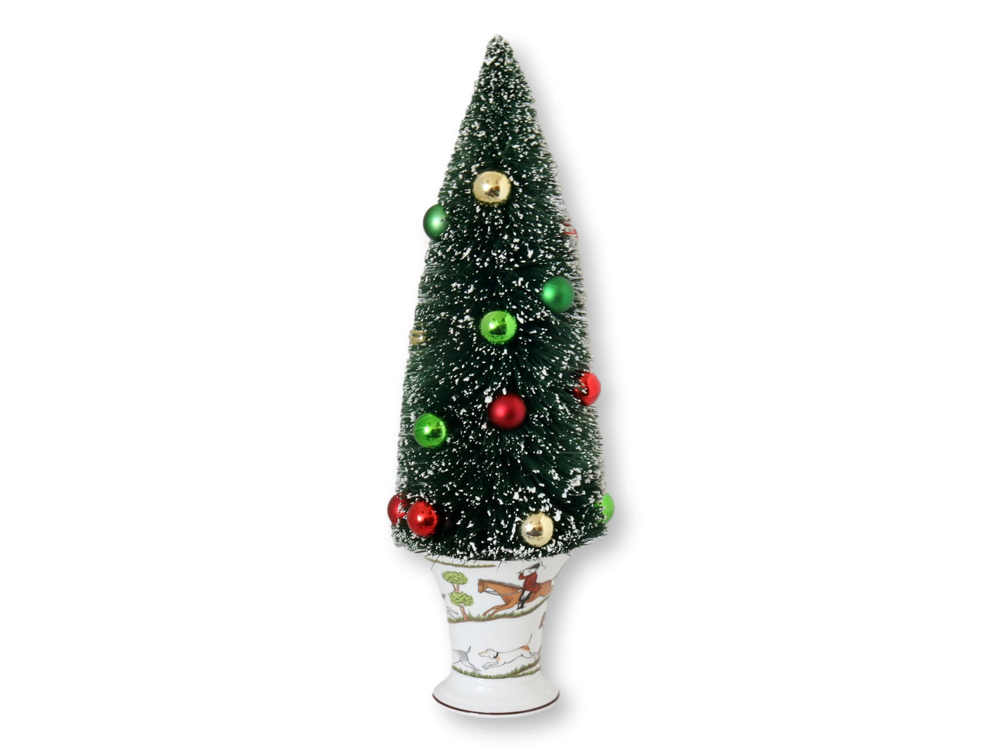 Coalport Hunting Scene Cup with Bottlebrush Tree