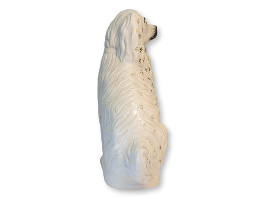 19th-C. English Staffordshire 'Lion Dog' King Charles Spaniel, C.1860s