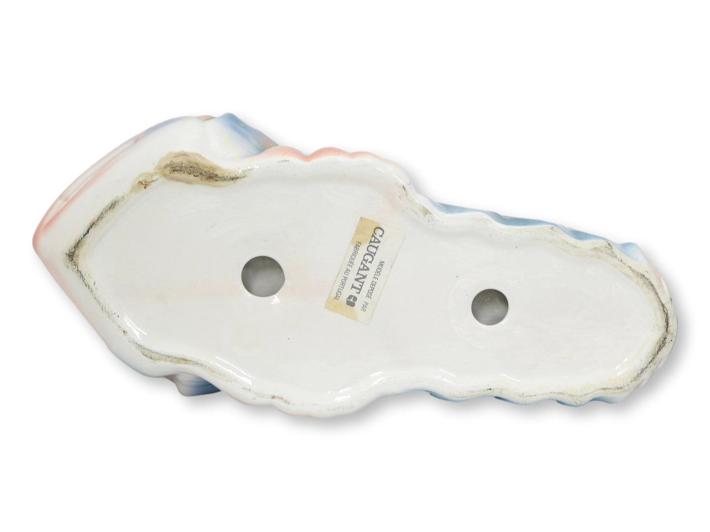 Midcentury Michael Caugant French Majolica Lobster Pâté Tureen