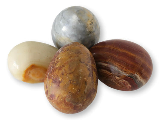 Italian Alabaster Natural Stone Eggs