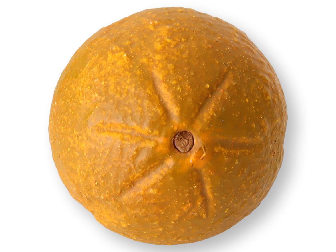 Vintage Italian Alabaster Stone Orange