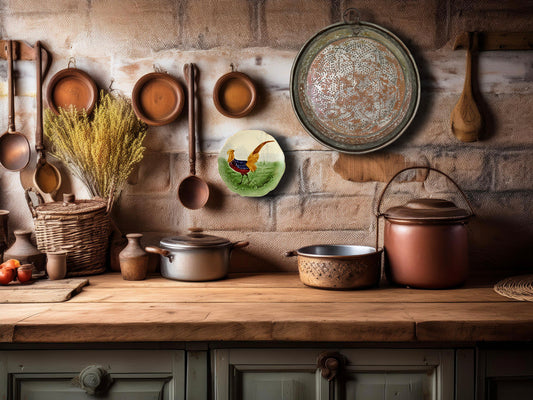 Antique French Rustic Decorative Sieve