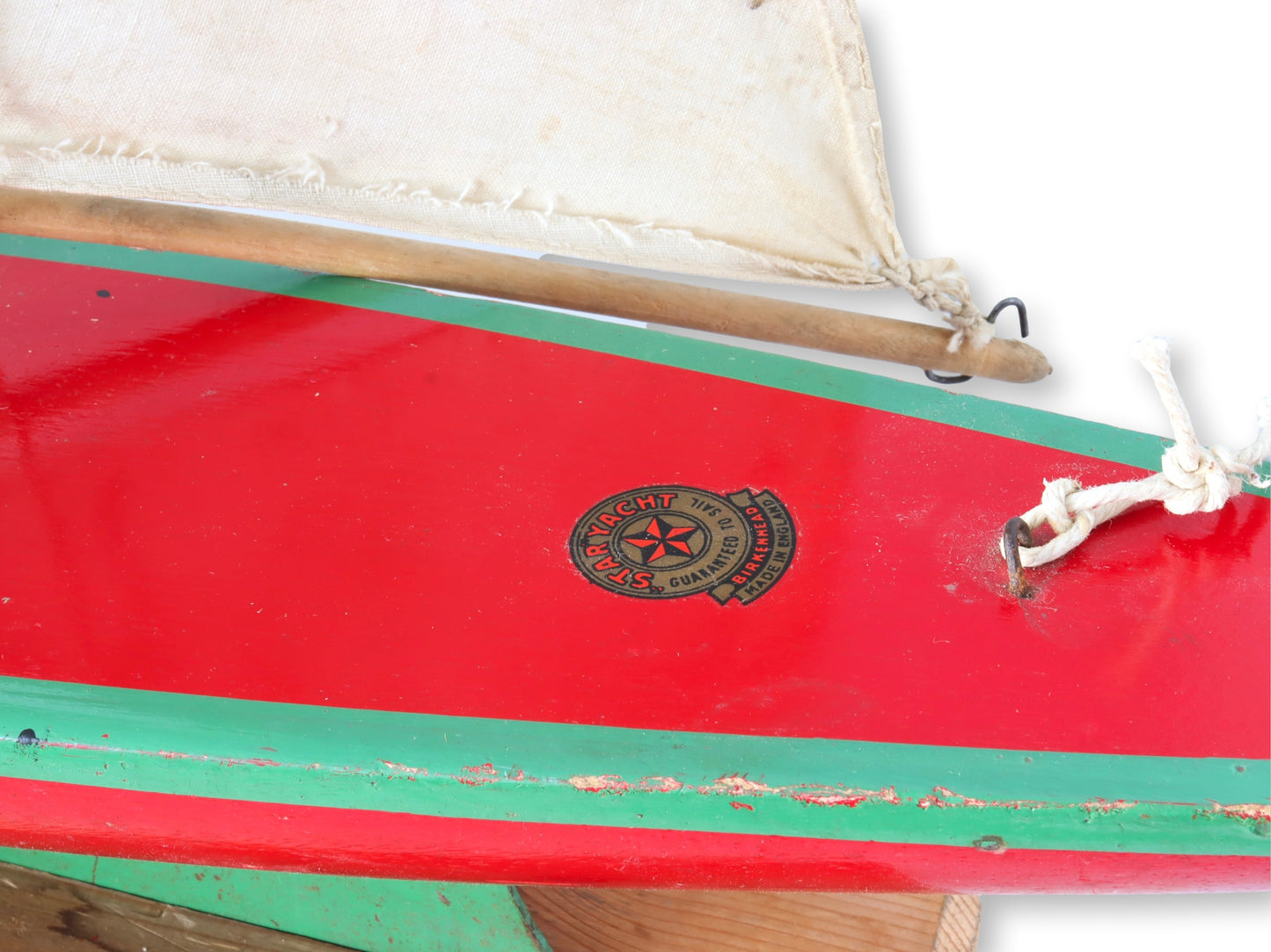 Midcentury English Pond Boat w/ Stand