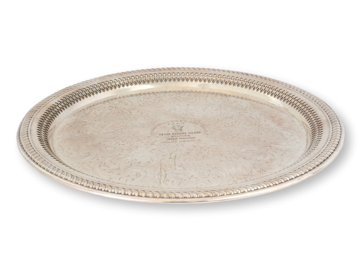 1965 Grand Bahama Island Skeet Shooting Trophy Tray