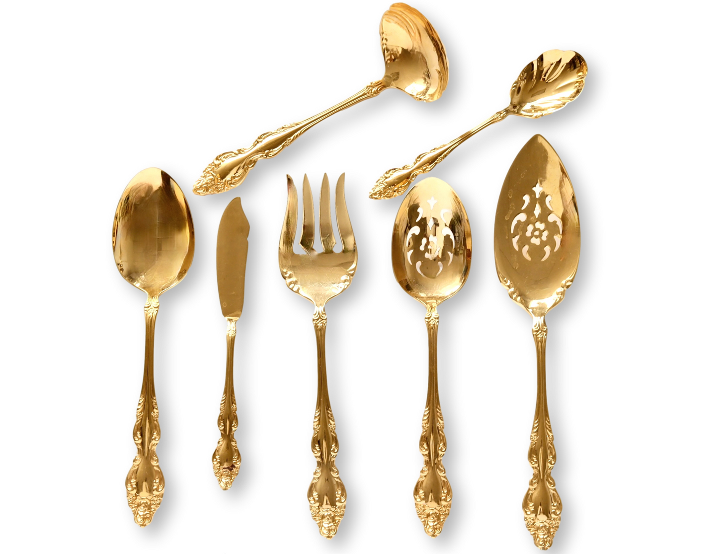 Oneida Rogers 1881 Gold Plate Cutlery, Service for 12