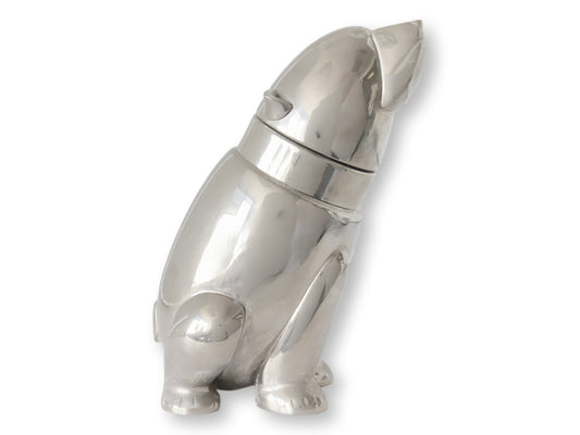 Vintage Polar Bear Cocktail Shaker