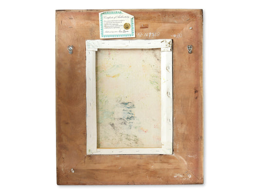 Framed Floral Still Life Oil on Canvas