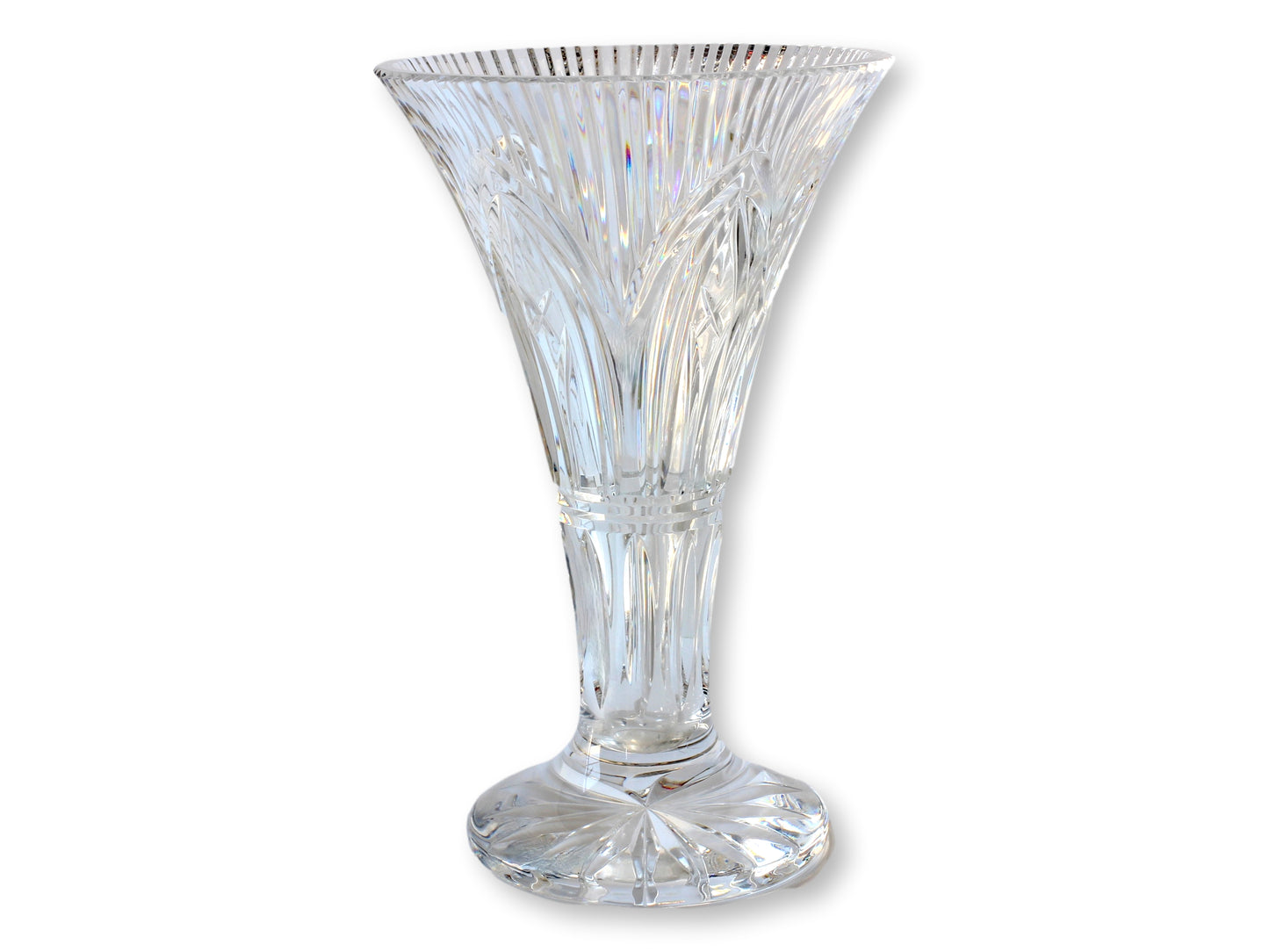 Vintage Waterford "Rock of Cashel" Trumpet Vase