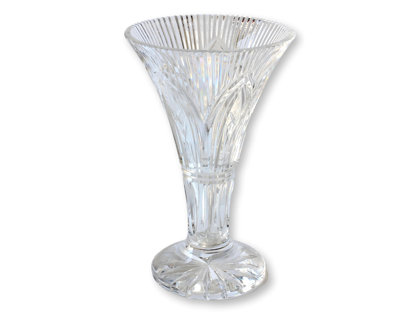 Vintage Waterford "Rock of Cashel" Trumpet Vase