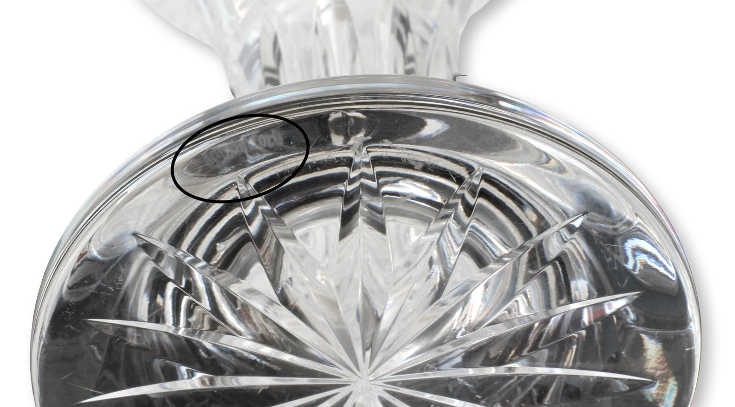 Vintage Waterford "Rock of Cashel" Trumpet Vase