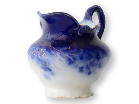 Antique Flow Blue LaBelle Cream Pitcher
