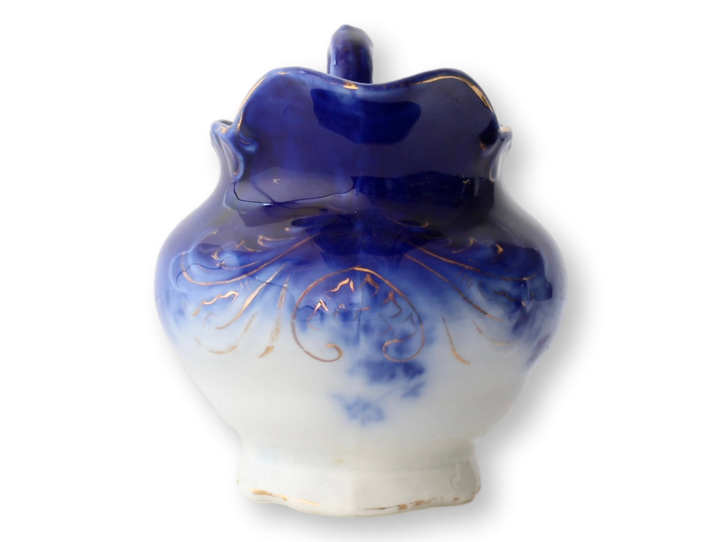 Antique Flow Blue LaBelle Cream Pitcher