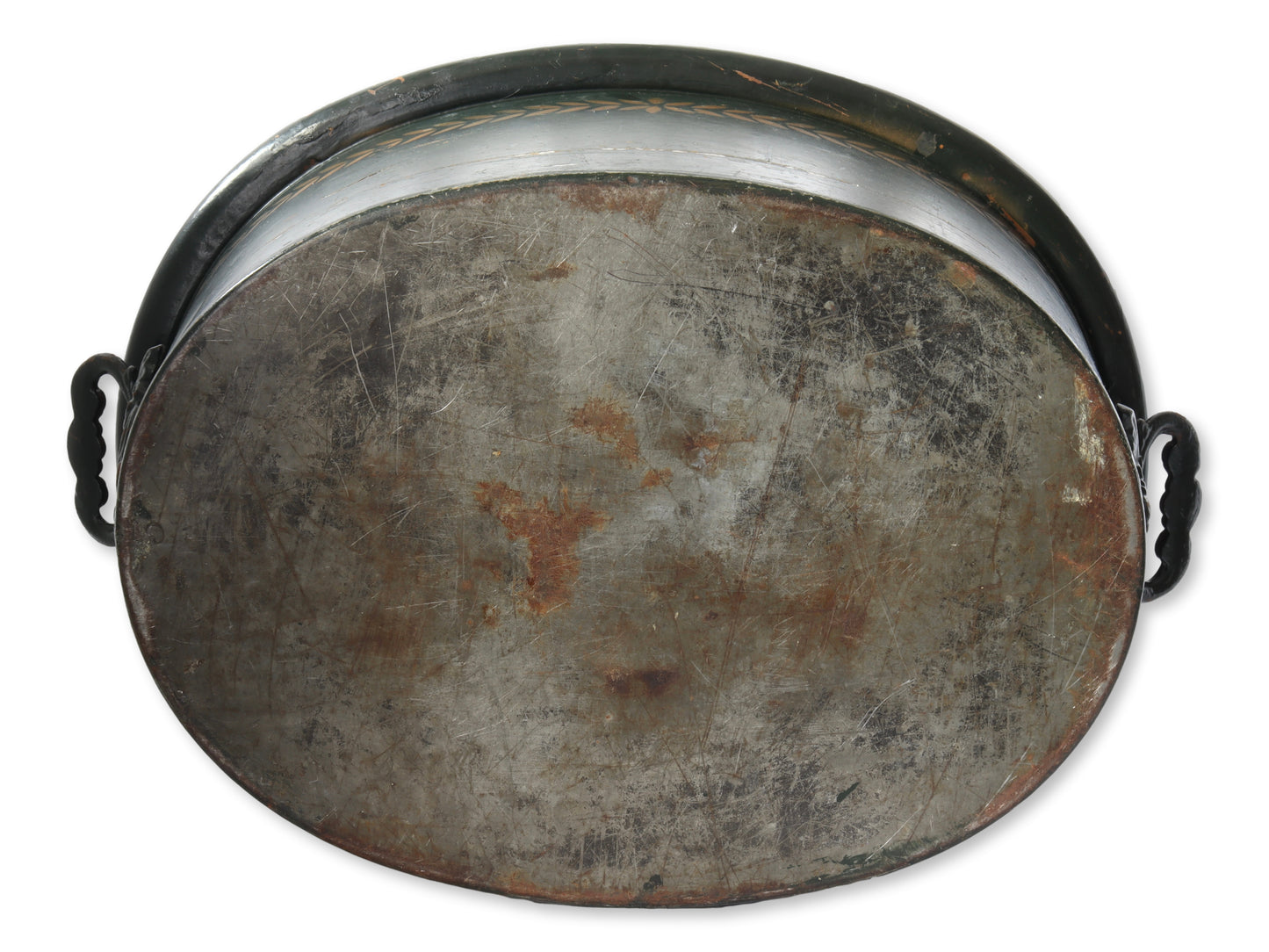 Antique Americana Metal Tole Tub