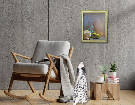 Vintage French Framed Still Live Painting