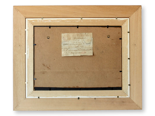 1931 French Pastoral Landscape with Cows by D. Petroff