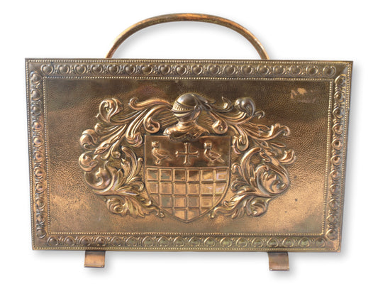 1930s French Coat of Arms Magazine Rack