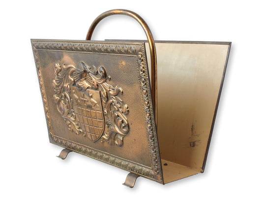1930s French Coat of Arms Magazine Rack
