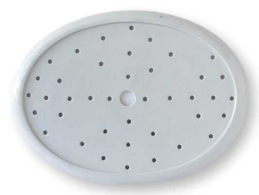 Antique English Ironstone Meat Drainer