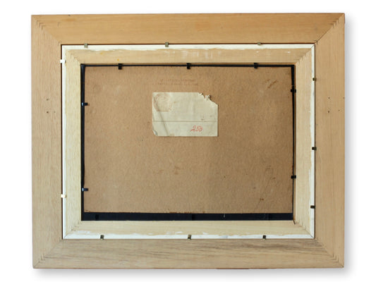 French Pastoral Landscape W/ Cows Oil Painting, Dated 1931