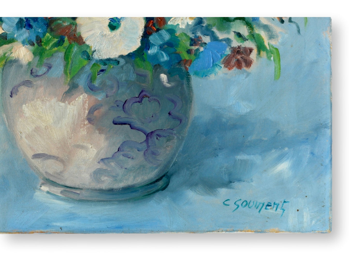 Midcentury French Floral Still-Life
