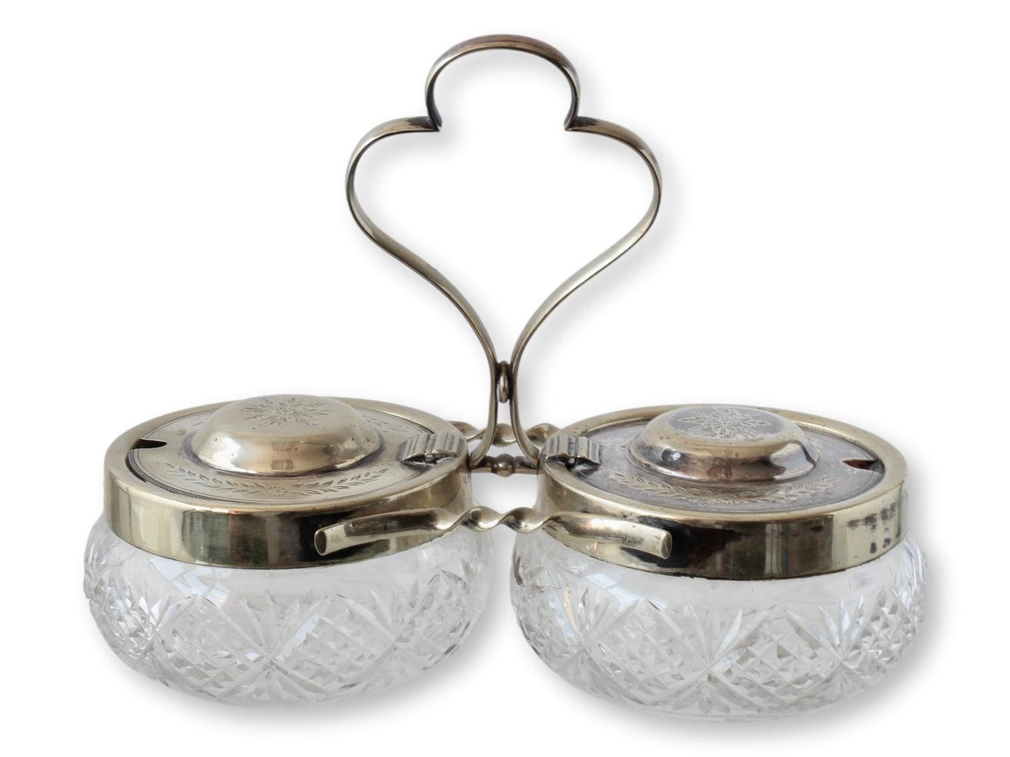 Victorian Preserves Set w/Pearl Spoon