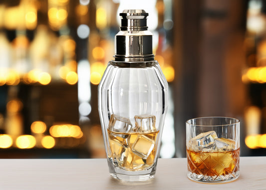 Oversized Heavy Crystal Cocktail Shaker