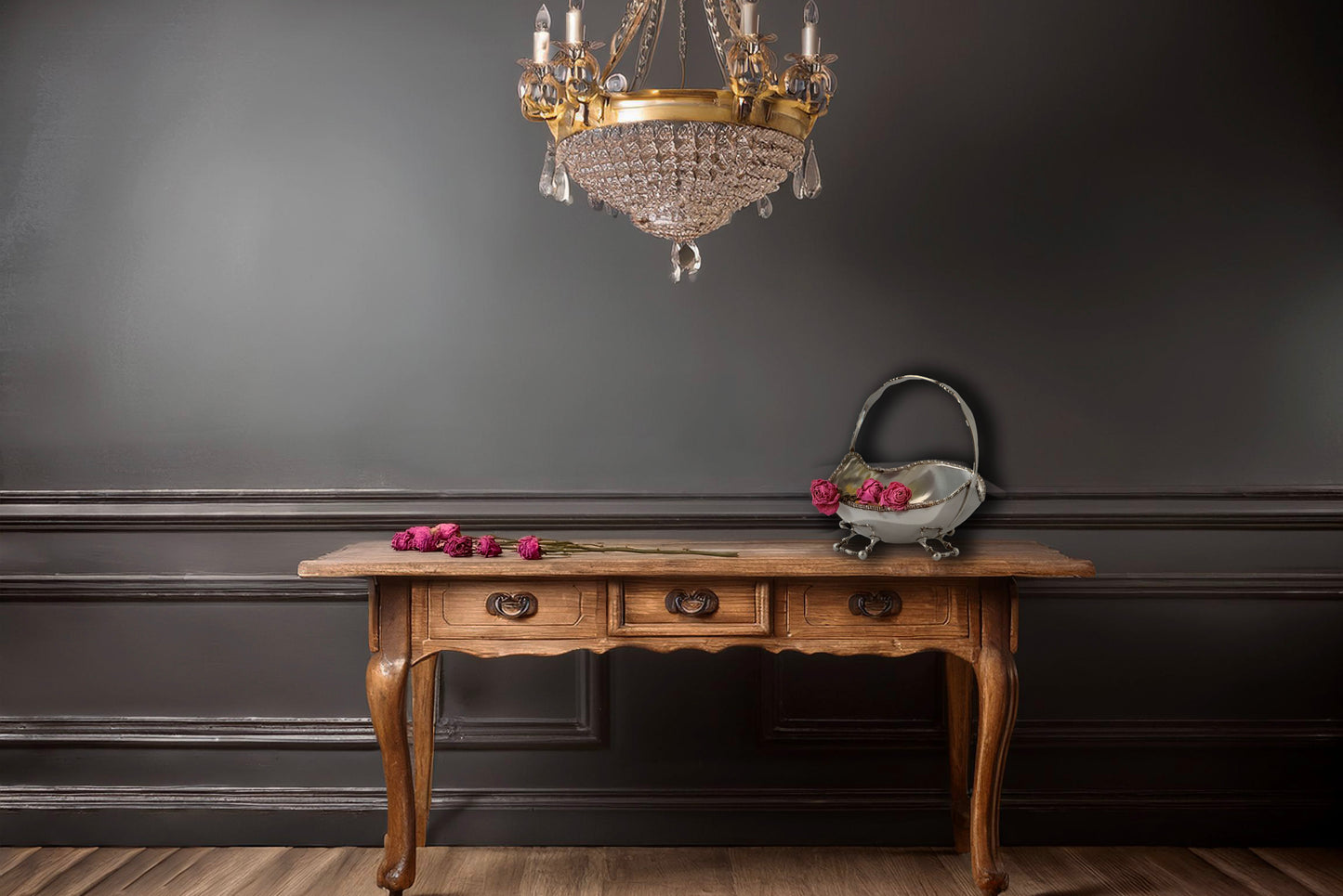 Christopher Dresser Attributed Silver-Plate Basket