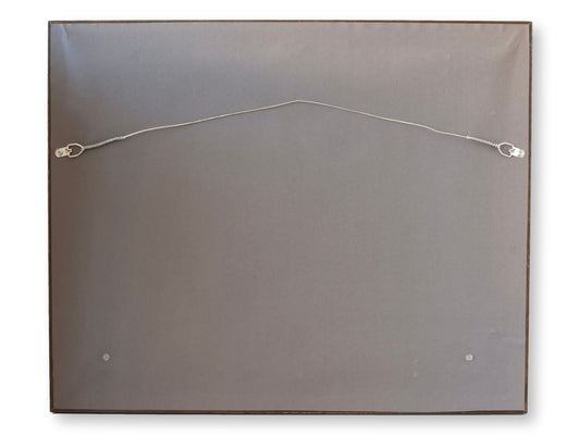 Vintage French Rocky Coastline Painting