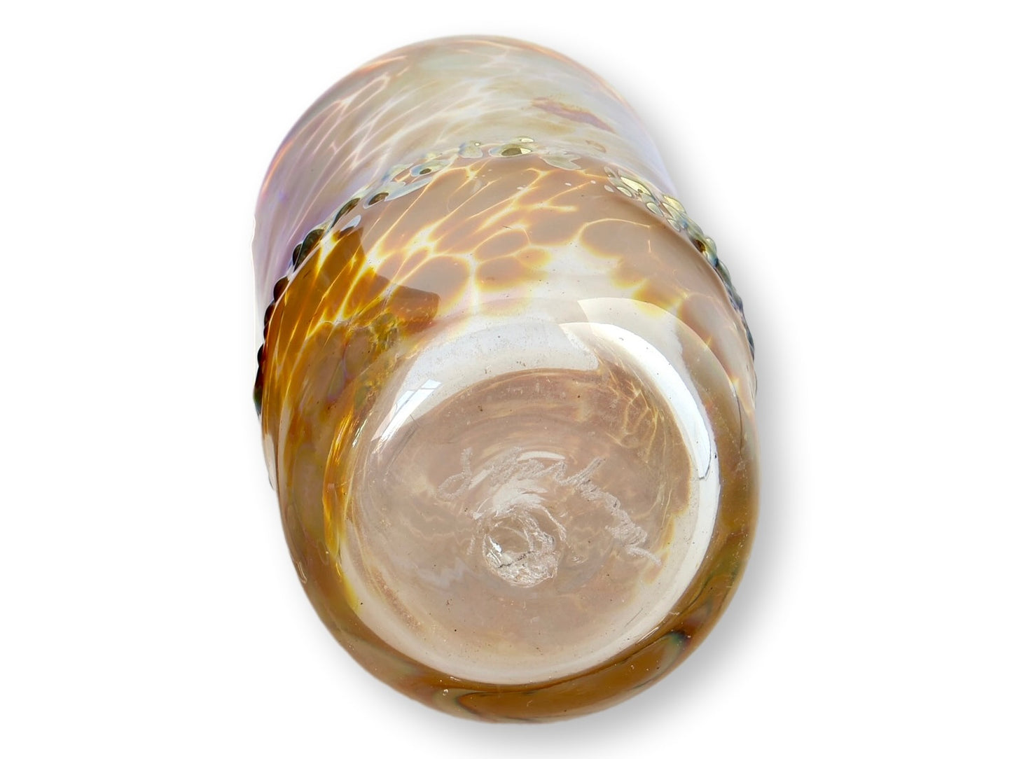 Vintage John Barber Signed Art Glass Tumblers