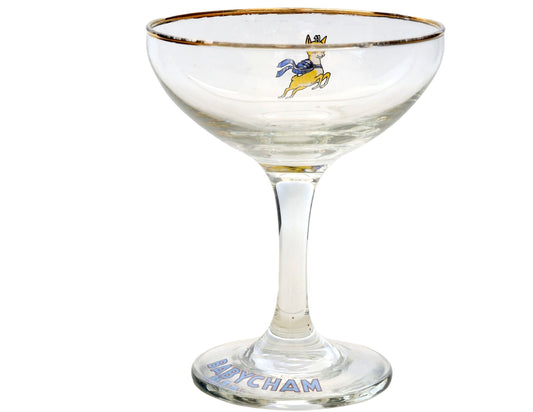 Midcentury Babycham Sparkling Wine Stems / Cocktail Coupes