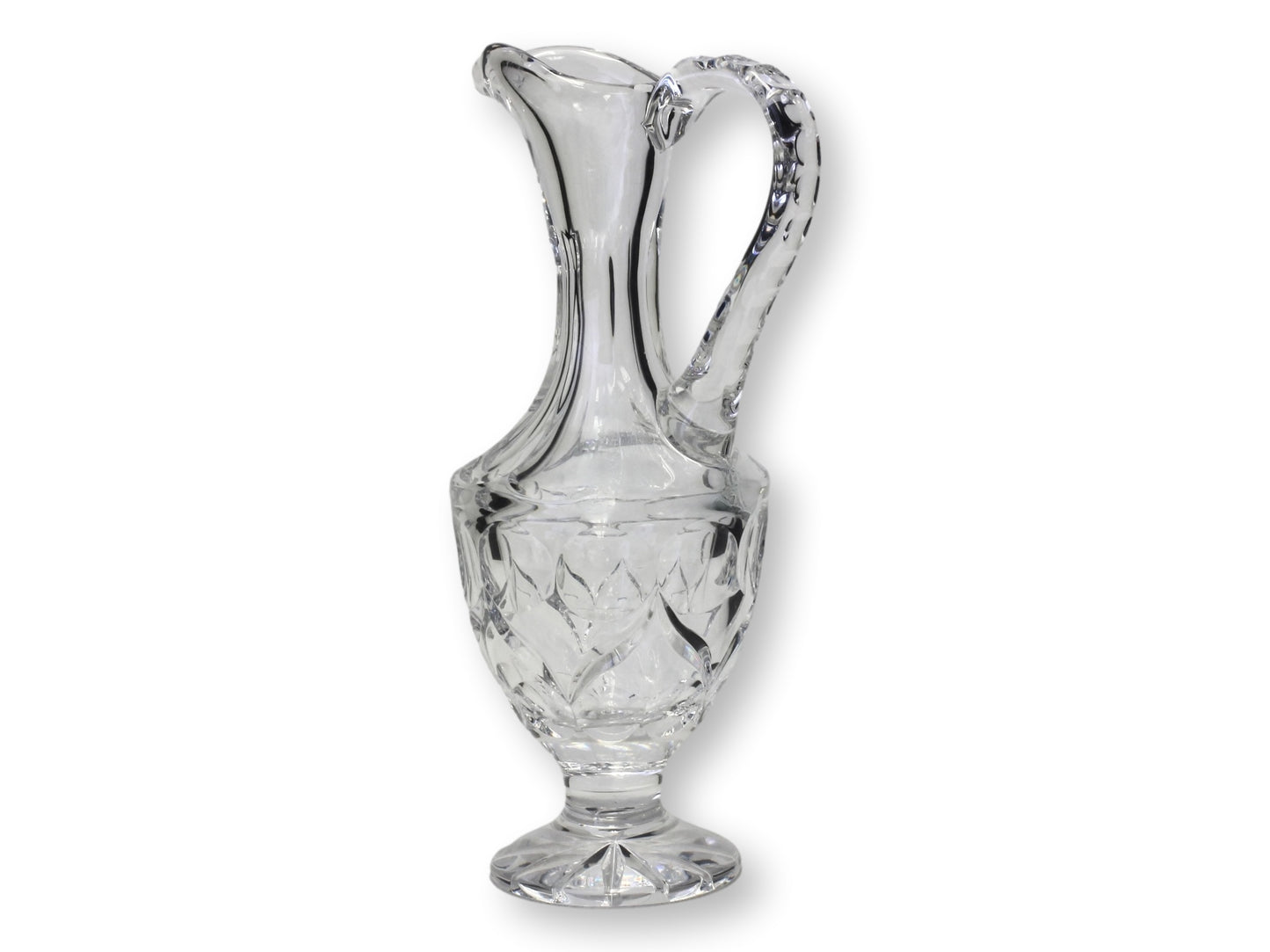 Tall French Cut Crystal Wine Carafe