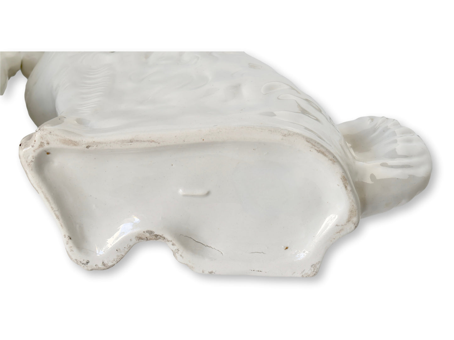 Rare Antique English Staffordshire #1 King Charles Spaniel 12" Mantle Dogs