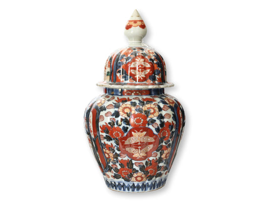 Antique Japanese Imari Porcelain Urn