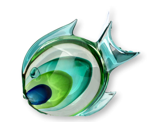 Hand-Blown Murano Art Glass Fish