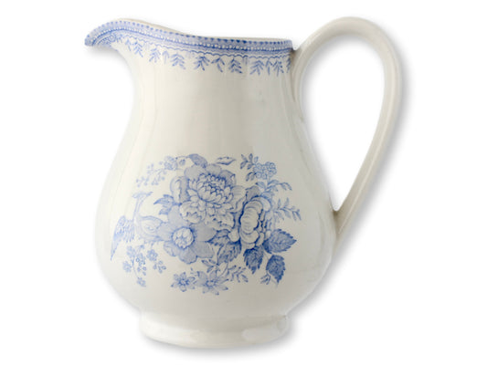 Midcentury Burleigh English Asiatic Pheasant Pitcher