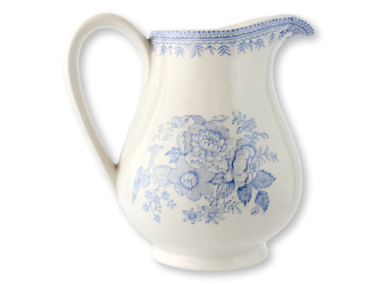 Midcentury Burleigh English Asiatic Pheasant Pitcher