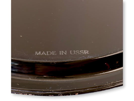 Vintage Russian Hand-Painted Tole Tray