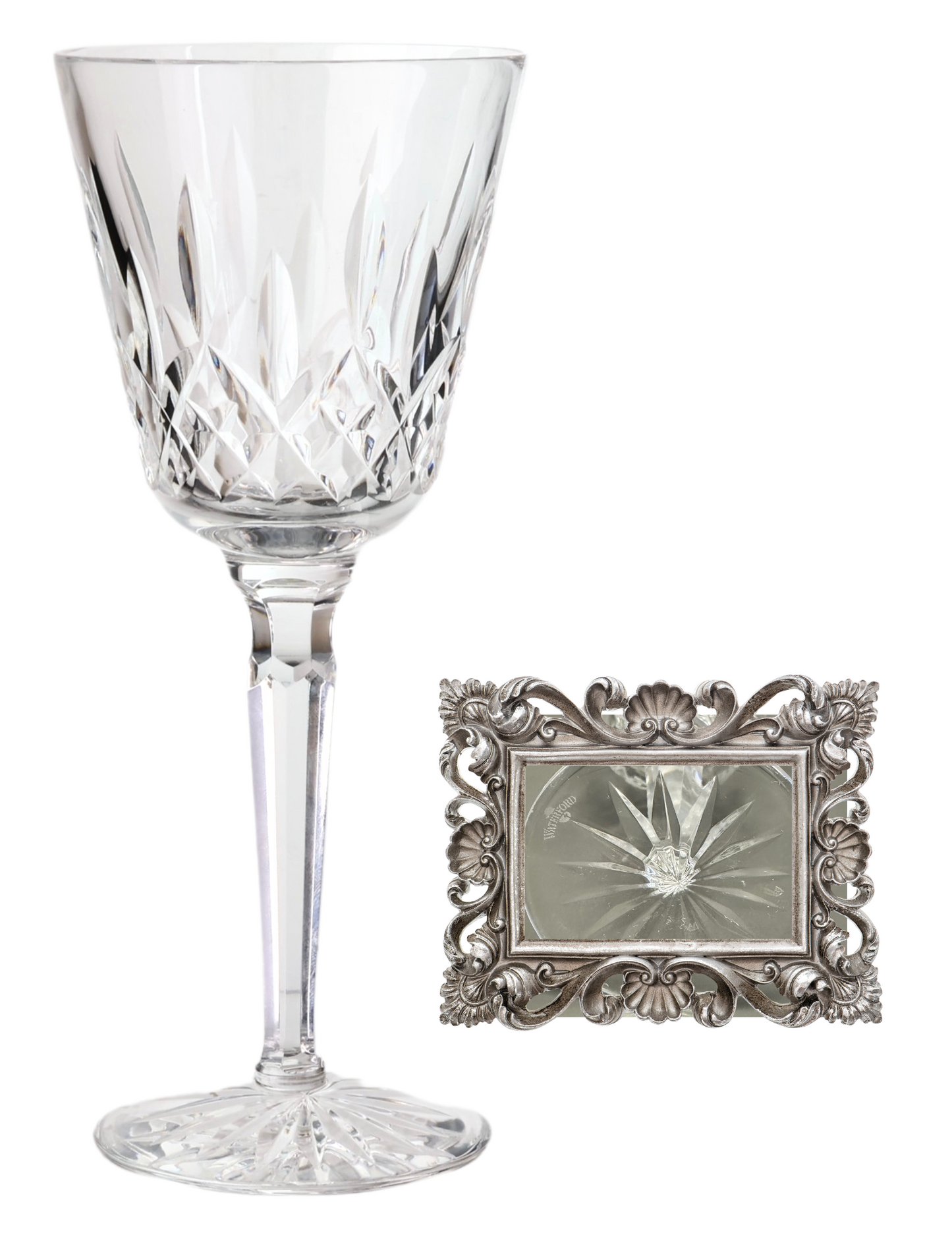 Vintage 7.5" Waterford Lismore Goblets, Set of 4