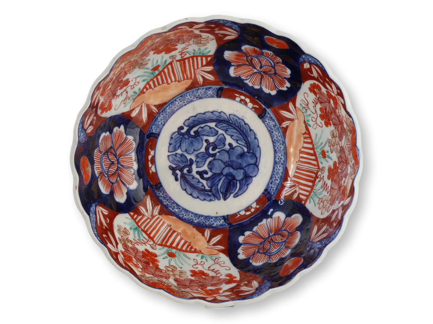 19th-C. Japanese Imari 8.75" Bowl