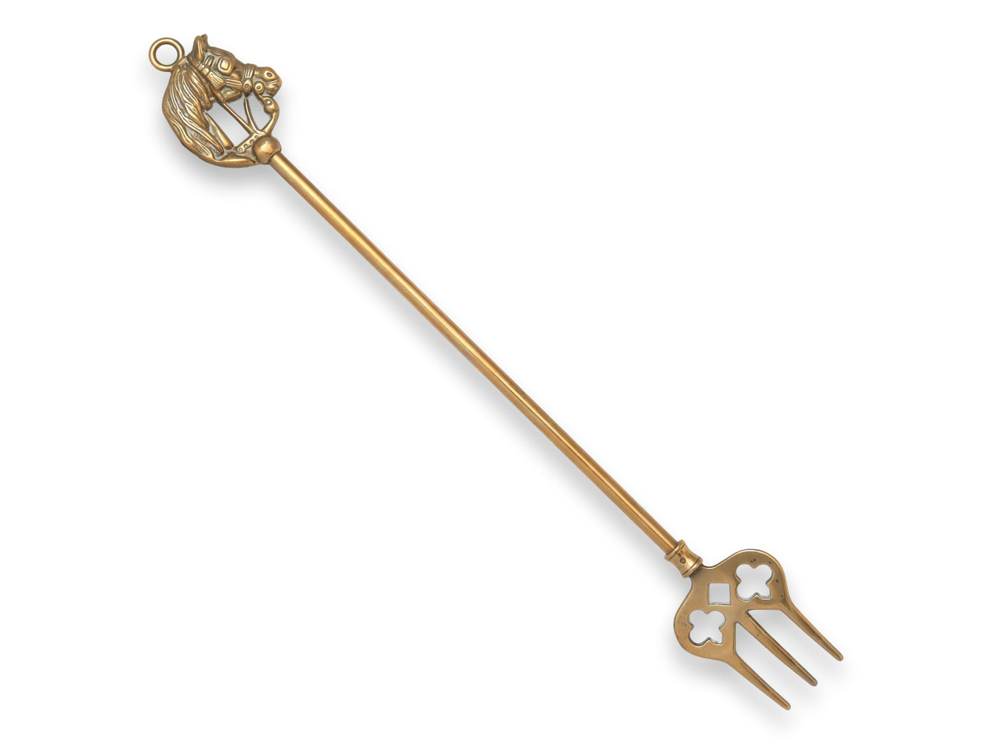 Victorian English Equestrian Toasting Fork