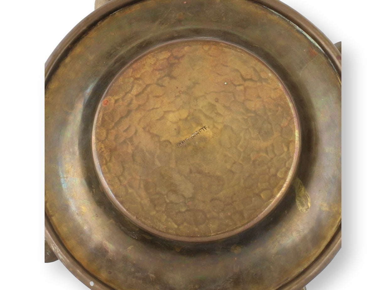 Antique Bronze Cherub Ashtray
