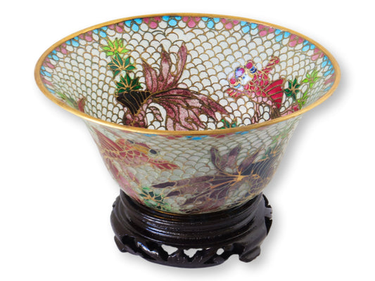 Antique Chinese Plique-à-Jour Bowl