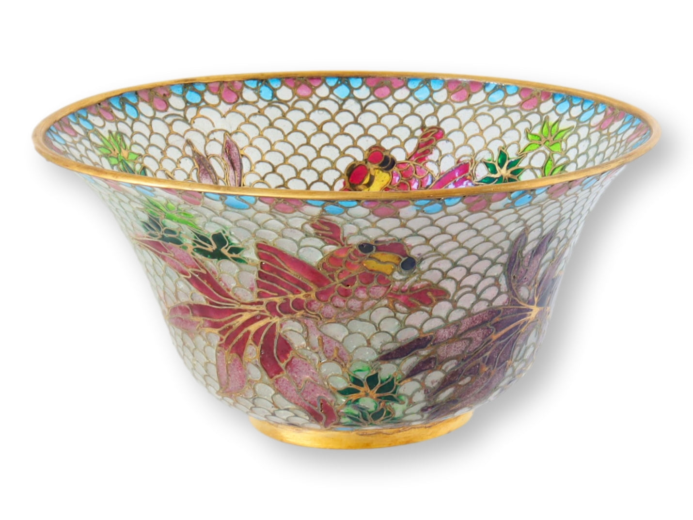 Antique Chinese Plique-à-Jour Bowl