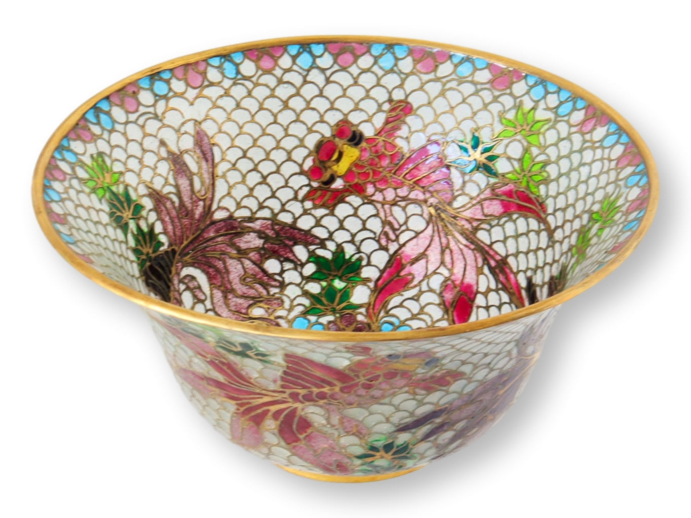 Antique Chinese Plique-à-Jour Bowl