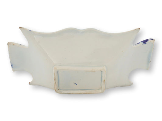 C. 1840s Pearlware Willow Pickle Dish